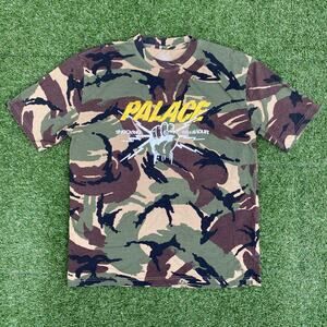 Palace Shocking Behaviour Camo Tee Large